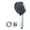 Silver, variant on AuroraX Handheld Shower Head Kit,Gray Adjustable 5 Spray Settings High Pressure Showerhead with 5ft Hose/Holder Simple Installation Power Wash