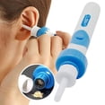 thumbnail image 2 of Ear Cleaner Electric Ear Wax Remover Automatic Ear Cleaner with Soft Ear Pick Head Improved Ear Wax Removal Kit with 2 Heads, Light Vibration and Suction, 2 of 5