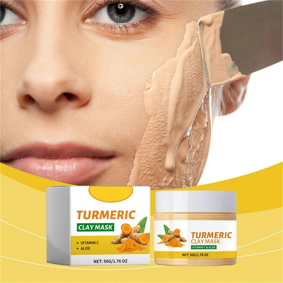 Hot6sl Turmeric Mask Mask For Face Turmeric Face Mask Cleansing Face Mask Skin Care Facial Mask With Ginger Extract Olive Oil Control Oil Turmeri
