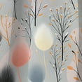 thumbnail image 4 of Designart "Subdued Grey Botanical Plans" Botanical Blackout Curtain Panels, 4 of 4