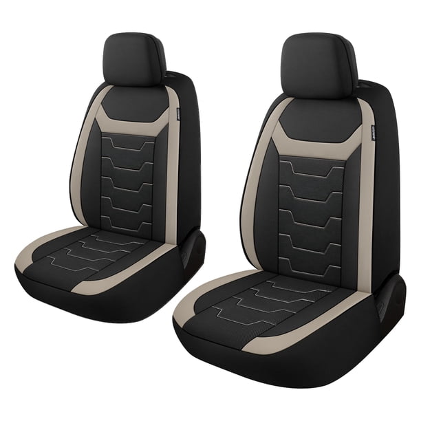Funda para Asiento de Auto CAROMOP Malla 3D Transpirable para 2 Asientos Frontales
