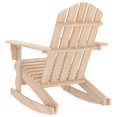 thumbnail image 3 of vidaXL Garden Adirondack Rocking Chair Solid Fir Wood, 3 of 4