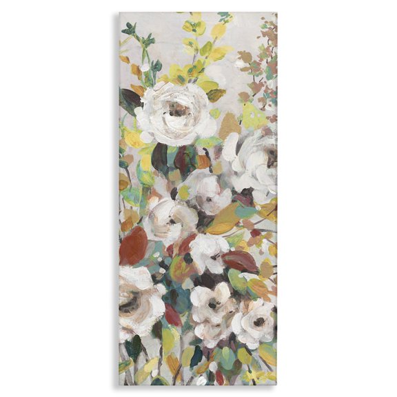 Stupell Industries Contemporary Blooming Roses Array Canvas Art, 10 x 24, by Carol Robinson