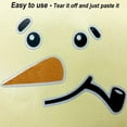 thumbnail image 4 of 16 Pieces Snowman Face Wall Stickers Cute Christmas Snow Man Wall Decals 11 Inches Refrigerator Stickers Window Cling Decal Xmas Decorations$$Home Decor, Kitchen, & Other, 4 of 9