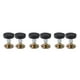 thumbnail image 5 of Marco de Cama Kearding 2 uds Herramienta Antivibración Tapones de Cabecero Roscados Ajustables Negro, 5 of 6