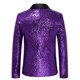 thumbnail image 3 of Ceisia Men's Slim Fit Sequin Shawl Collar Blazer & Trousers Set | Party & Performance Wear Gifts, 3 of 5