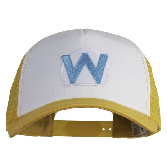 Wario Patch Patched Cotton Trucker Cap - Gold OSFM