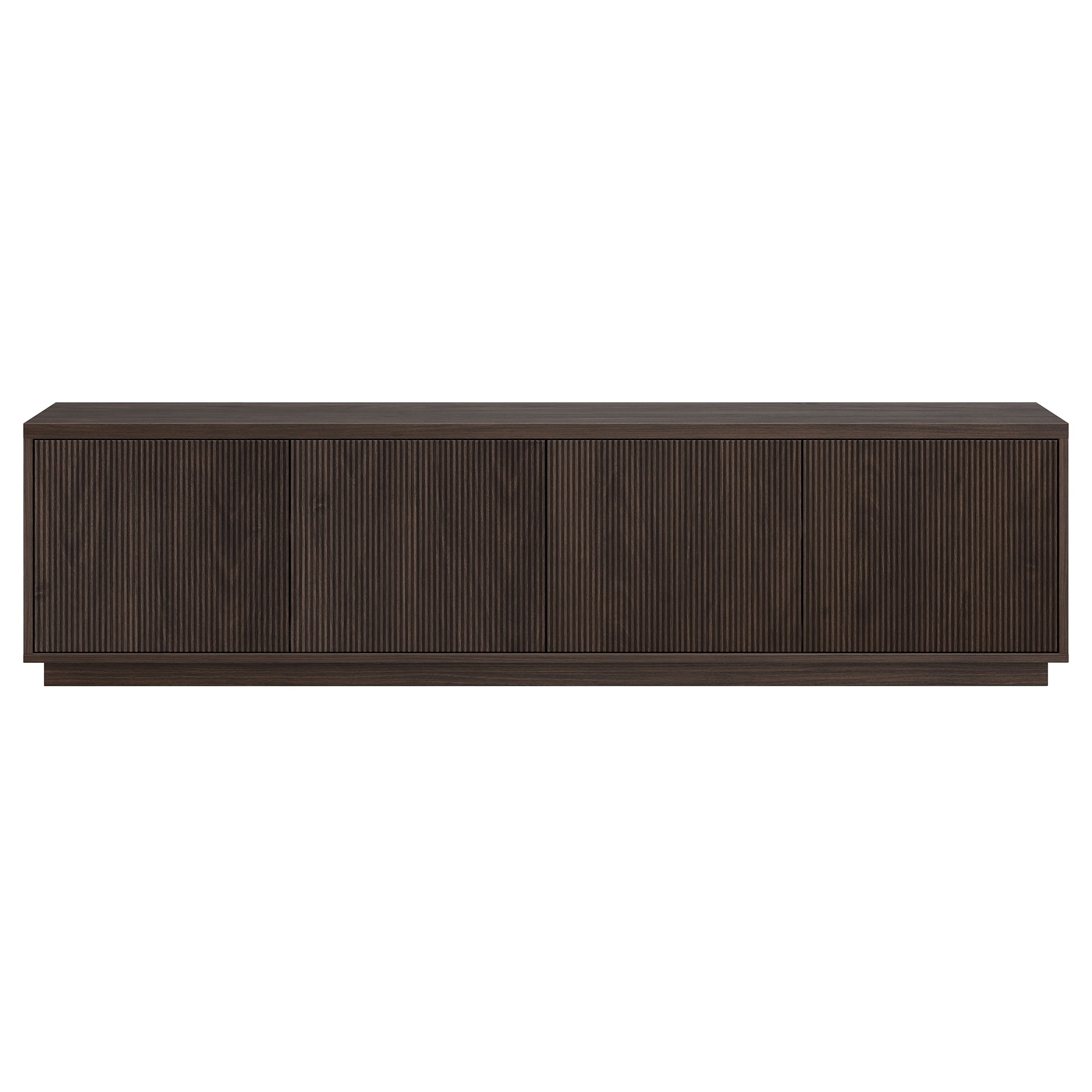 Hanson Rectangular TV Stand for TV's up to 85" in Alder Brown