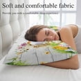 thumbnail image 5 of Easter Pillow Covers, Linen Long Throw Pillow Case, Spring Sheep Bunny Duck Plants Wooden Grain Holiday Pillow Protector Decorative Cushion Cover for Living Room/Bedroom 12" x 20", 5 of 8