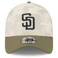 thumbnail image 2 of Men's New Era Light Beige/Olive San Diego Padres 2025 Armed Forces Day 39THIRTY Flex Hat, 2 of 5