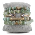 thumbnail image 1 of Set de pulseras de estilo bohemio para mujer, 6 piezas de abalorios hechos a mano, 1 of 1