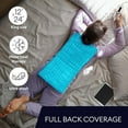 thumbnail image 2 of 12"x24" Double Sided Heating Pad, Heat Pad with 3 Settings for Neck & Shoulders, Heat Patches, Light Blue, 2 of 7