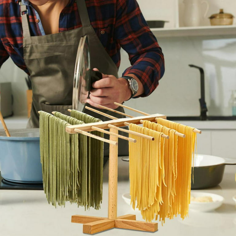 Pasta drying rack for homemade pasta, spaghetti, ramen or noodles