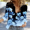 thumbnail image 2 of Women's Long Sleeve Shirts Dressy Casual Blouses Trendy Work Office Outfits Spring Tops, 2 of 5