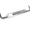 thumbnail image 3 of Infiniti wordmark on Chrome Plated brass License Plate Frame Holder 4 Hole, 3 of 5