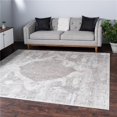 thumbnail image 1 of Unique Loom 3147365 6 x 6 ft. Woodburn Portland Square Rug, Ivory, 1 of 1