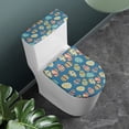 thumbnail image 2 of HELLHERO Easter Fashion for Bathroom Supplies, Adjustable Polyester Round Toilet Lid Dust Cover, Stretch, Fits All Toilet Shapes, Set of 2, 2 of 5