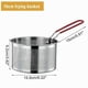 thumbnail image 3 of Stainless Steel Fry Basket with Long Handle, 16CM Round Strainer for Deep Frying and Pasta, Durable Kitchen Tool for Pots, 3 of 5