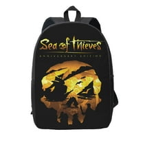 Sea Of Thieves Logo Backpack Simple Lightweight Backpack Fashion Travel Backpack Laptop Backpack 17 Inch
