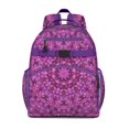 thumbnail image 1 of Trippy Colorful Geometric Abstract School Backpack With Adjustable Straps Chest Buckle Lightweight Durable Bookbag For Student And Students, 1 of 6