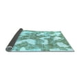 thumbnail image 2 of Ahgly Company Indoor Rectangle Abstract Light Blue Modern Area Rugs, 6' x 9', 2 of 4