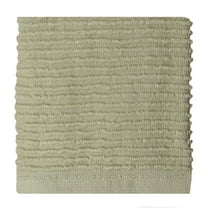 MUkitchen 100% Cotton Ridged Dishcloth, Oatmeal - 12 x 12 inches