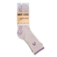thumbnail image 4 of MUK LUKS Women's Studio Cotton Crew Socks, 2-Pack, Shoe Sizes 6-10, 4 of 4