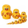 thumbnail image 1 of 10 Layers Wooden Yellow Duck Matryoshka Toys Russian Nesting Babushka Dolls, 1 of 7
