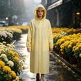 thumbnail image 4 of Heavy Duty Raincoat Waterproof Rain Jacket Thickened Windproof for Hiking Camping, 4 of 6