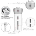 thumbnail image 4 of Lazer 4 in 1 Travel Size Dispenser Bottle Set Refillable Plastic Leak Proof Toiletries Cosmetic Liquid Lotion Container, 4 of 8