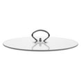 thumbnail image 4 of Qumonin 27cm Glass Universal Pot Lid Cover Microwave Plate Glass Cover Splatter Guard Lid Cooking Pot Glass Lid Replacement Clear Round, 4 of 6