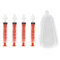 thumbnail image 1 of Tubo de aguja irrigador nasal, cavidad para rinitis de bebé, kit de enjuague nasal de silicona reutilizable para recién nacidos y niños pequeños, color naranja, 1 of 14