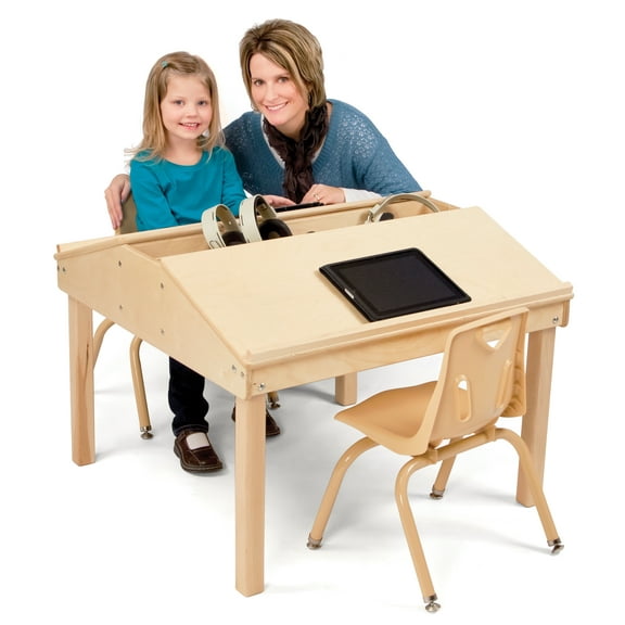 Quad Tablet And Reading Table - 24.5" High