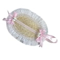 thumbnail image 1 of relayinert Ruffle Flat Top Hat For Tea Party Pastoral Straw Hat Parent-Children Bonnet New French Rural Style type+6, 1 of 6