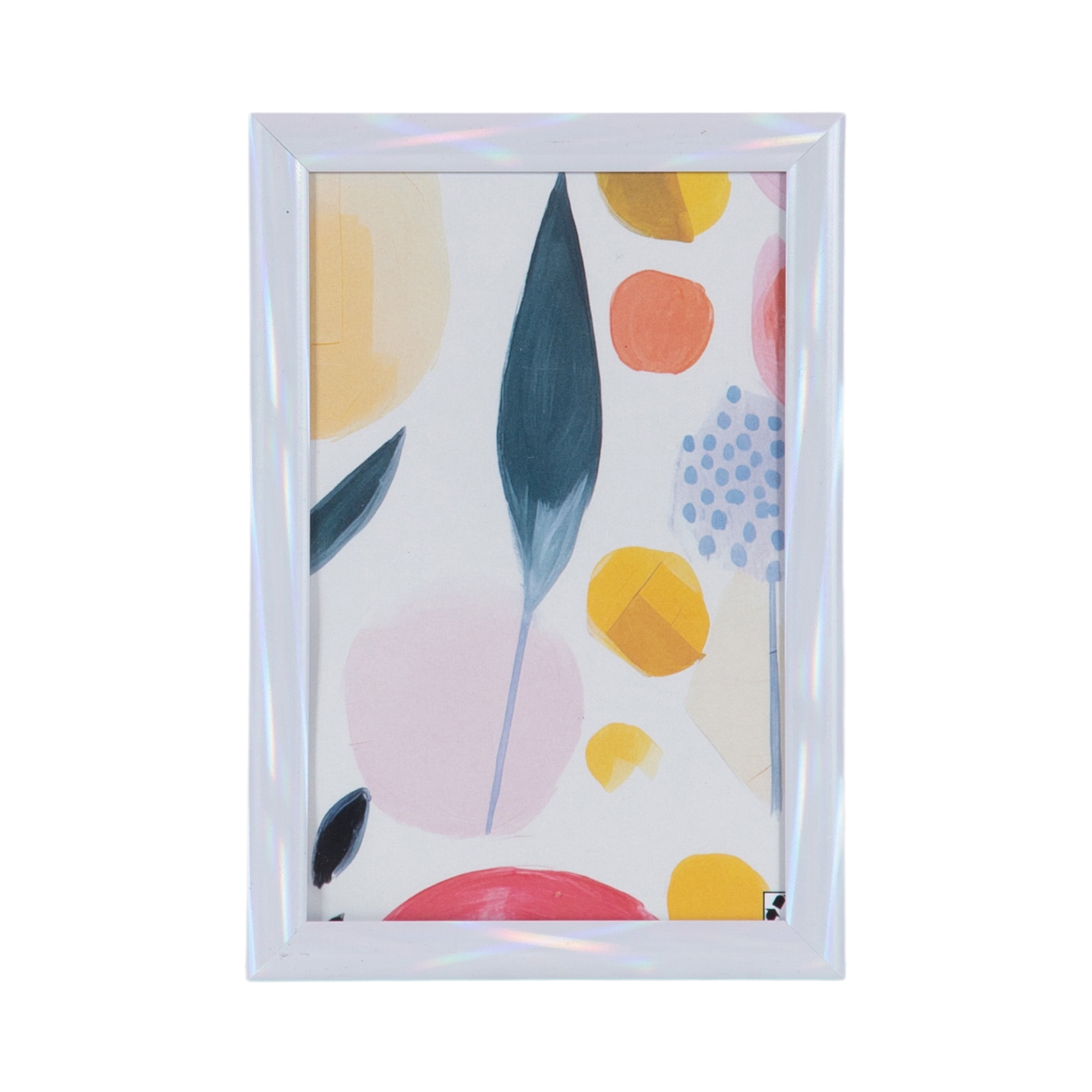 (3 pack) DesignOvation 4x6 Linear Iridescent Decorative Tabletop Picture Frame