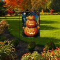 thumbnail image 3 of Lanterns Halloween Garden Flag Carved Pumpkins 12.5 "x 18" Halloween Garden Flag Pumpkin Ghost Pattern, 3 of 3