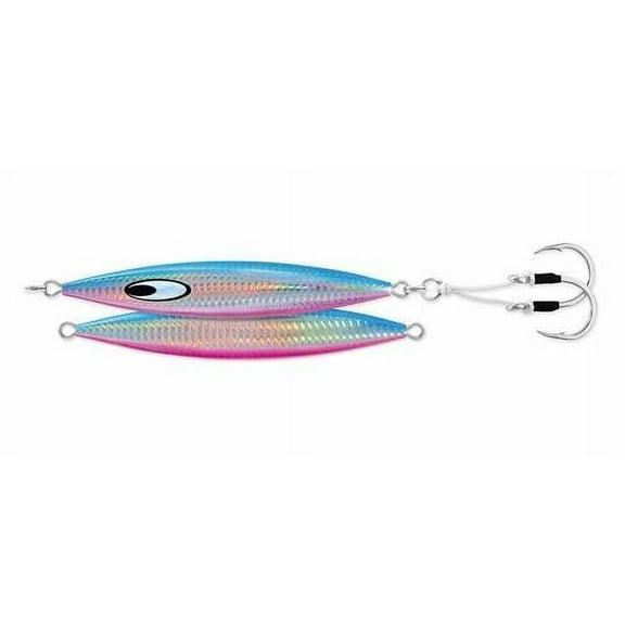 Daiwa SA-SK60G02 Saltiga SK Metal Jig, 2oz, 3/0 Assist Hooks, Blue