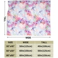 thumbnail image 3 of Dragonfly Fleece Throw Blanket Ultra Soft Cozy Colorful Flowers Decorative Flannel Blanket All Season for Home Couch Bed Chair Travel 60x50in, 3 of 6