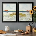 thumbnail image 4 of 2 Piece Set Sketchy Beach I Premium Framed Canvas - Ready to Hang - 18.5 x 24.5 Each - Gold Frame, 4 of 8