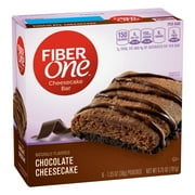(2 pack) (2 Pack) Fiber One Chocolate Cheesecake Bars, 6.75 oz Box