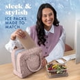 thumbnail image 5 of Cool Coolers by Fit & Fresh XL Slim Ice Packs, Space Saving Reusable Ice Packs for Lunch Boxes, Freezer Packs, Reusable Ice Packs for Lunch Boxes & Coolers, 4pk, Taupe, 5 of 10