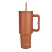Cubitt Insulated Stainless Steel 40 oz Tumbler with Handle and Straw Lid, Cupholder Friendly
