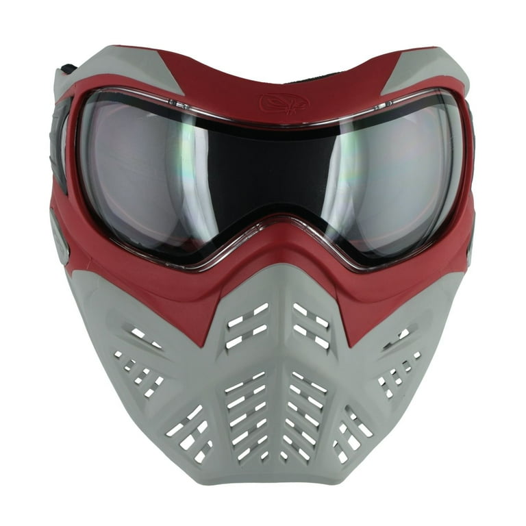 V-Force Grill 2.0 Mask Paintball Goggle w Clear Thermal Lens - Red Grey  Dragon 
