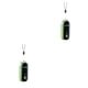 thumbnail image 4 of Wosthever Ambientador recargable electrónico de bajo ruido generador de iones negativos cuello colgante botón Control Smog removedor verde Verde 2Conjunto, 4 of 6