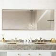 thumbnail image 5 of Neutypechic 59"x19" Full Length Floor Mirror Standing Rectangle Mirror, Gold, 5 of 9