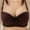 Coffee, variant on Delliss Bras for Women comfortable adjustable underwear without steel ring,gathering thin bra daily bra.