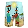 thumbnail image 6 of Naloa African Women Men's Beach Shorts, Surfing shorts, Swim trunks, Quick Dry Swim Trunks for Surfing Beach Fun - Small, 6 of 9
