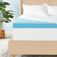thumbnail image 2 of Serta 3" Cool Nights Gel Memory Foam Mattress Topper King, 2 of 5