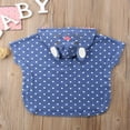 thumbnail image 2 of Poncho à Manches Courtes Unisexe Enfant Imprimé Animal Robe à Capuche 1-6 Ans, 2 of 6