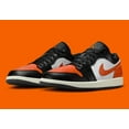 thumbnail image 2 of N I-K-E A i r-Jor-dan 1 Low Shoes Black Starfish White 553558-081 Men's Sizes NEW, 2 of 6